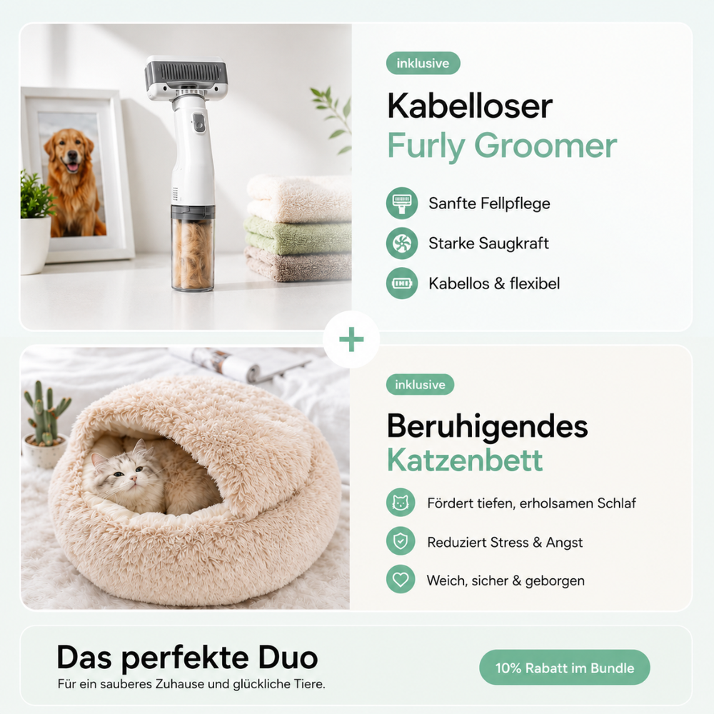 Furly — Kabelloses Pflegegerät für ein strahlendes & gesundes Fell