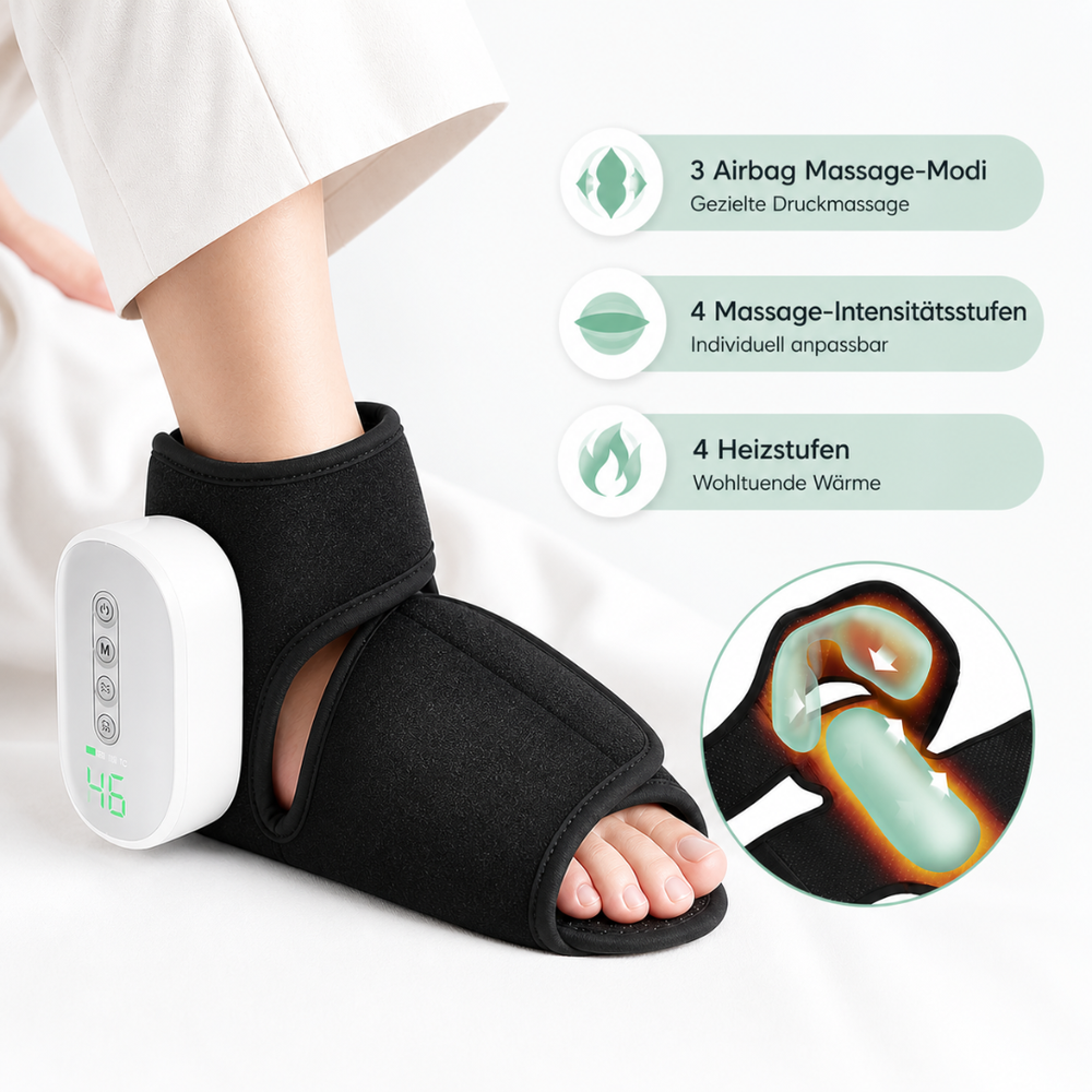 Lindara | 2 in 1 Massagegerät mit Wärme & Drucktherapie