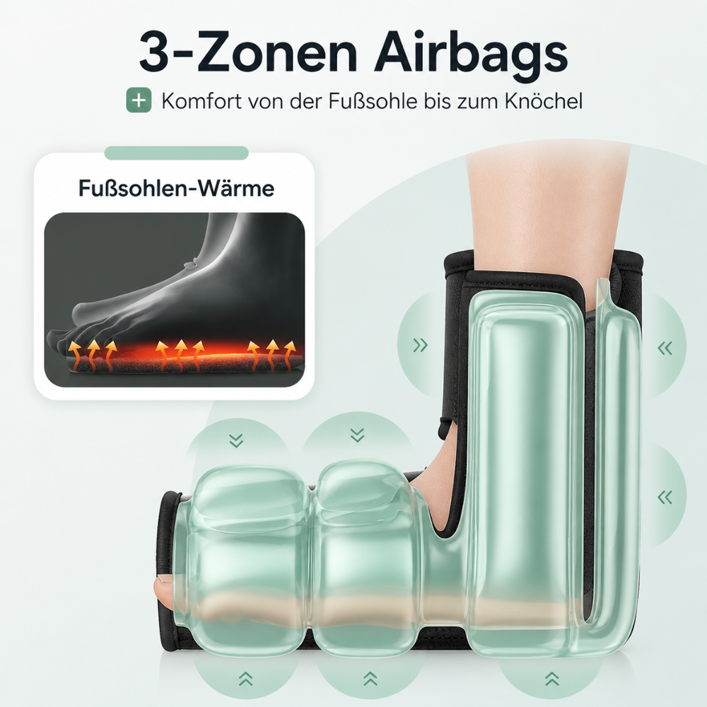 Lindara | 2 in 1 Massagegerät mit Wärme & Drucktherapie