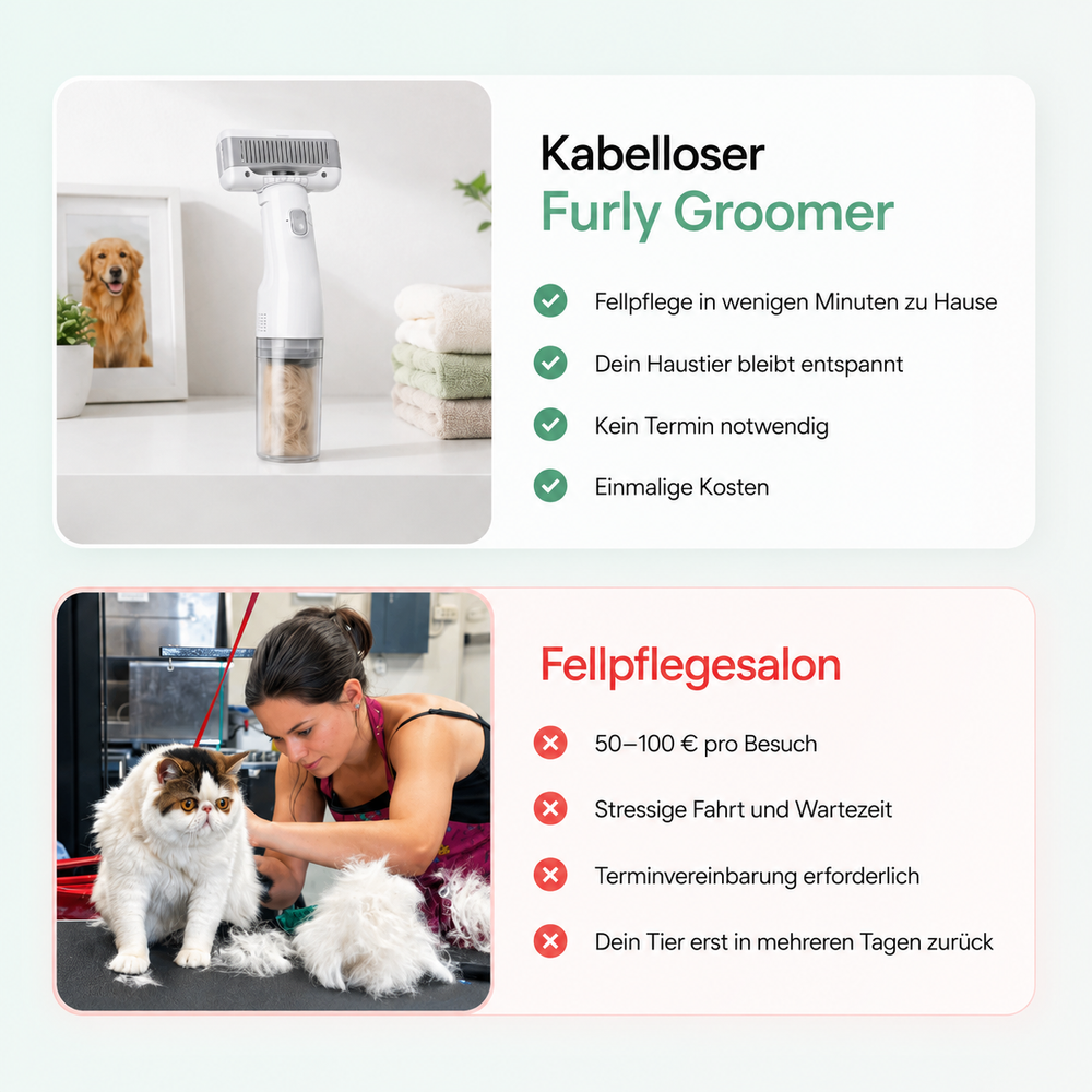 Furly — Kabelloses Pflegegerät für ein strahlendes & gesundes Fell