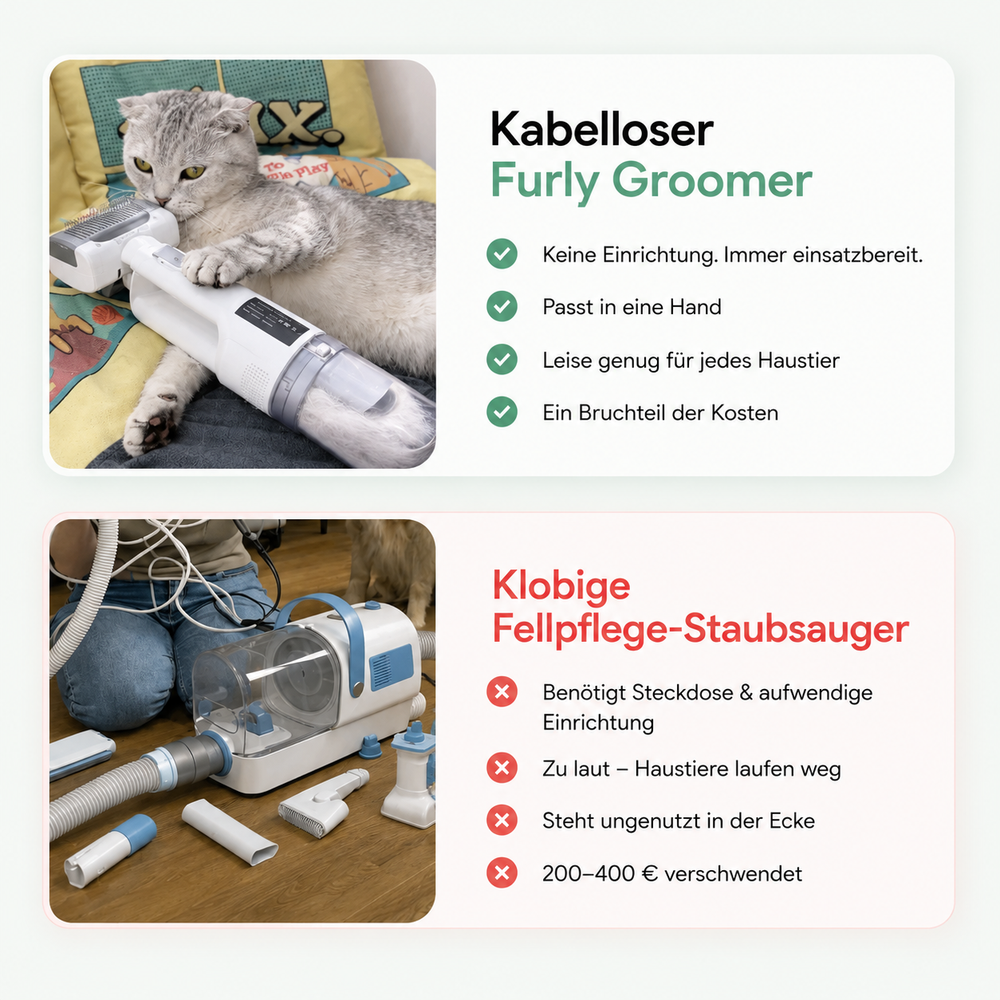 Furly — Kabelloses Pflegegerät für ein strahlendes & gesundes Fell