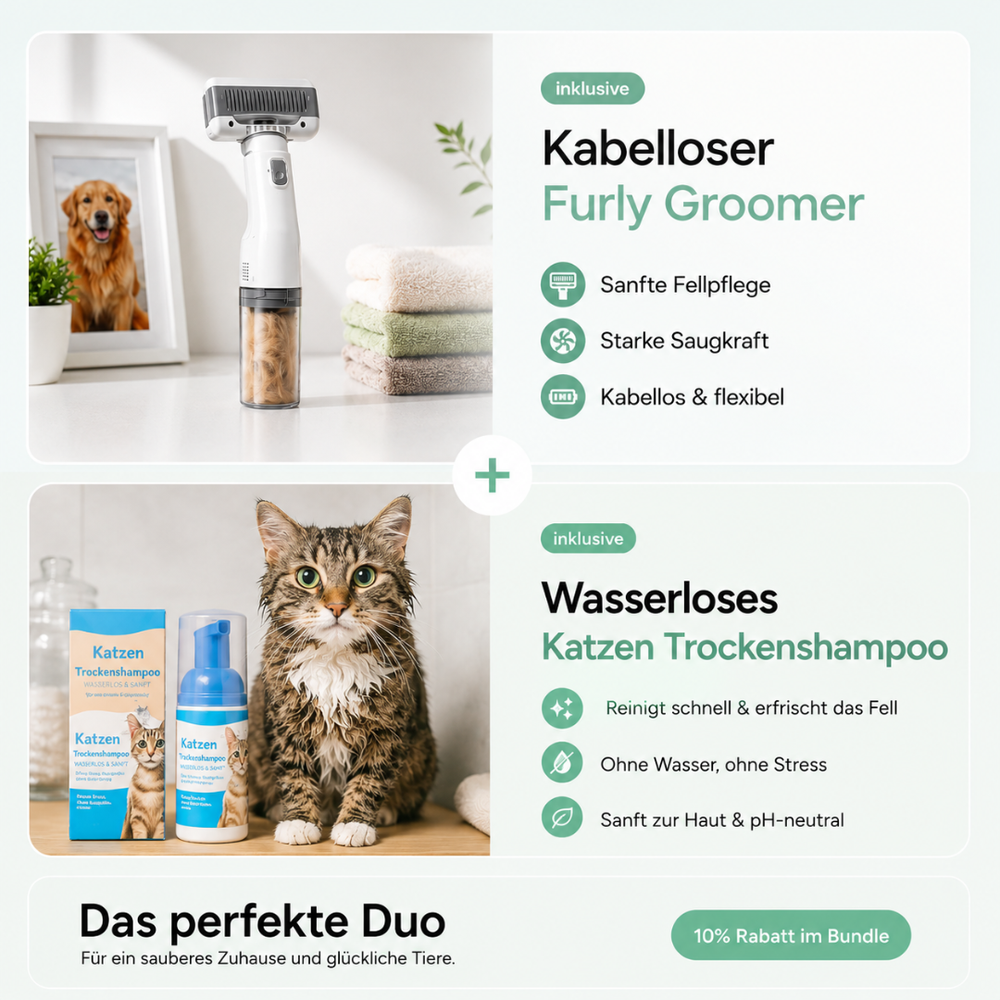 Furly — Kabelloses Pflegegerät für ein strahlendes & gesundes Fell